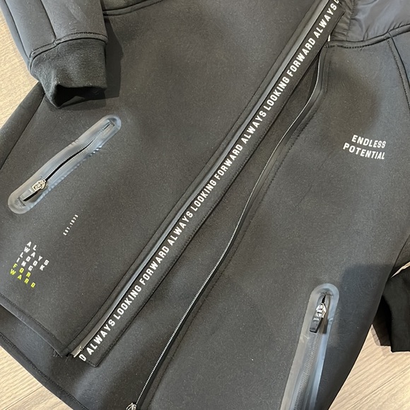 Zara Neoprene Style Athletic Jacket - Picture 4 of 4